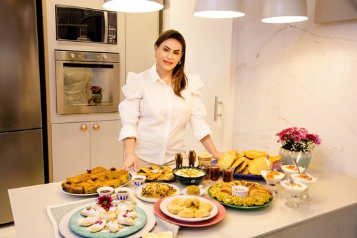 Cecília Rached, criadora de conteúdo de culinária árabe